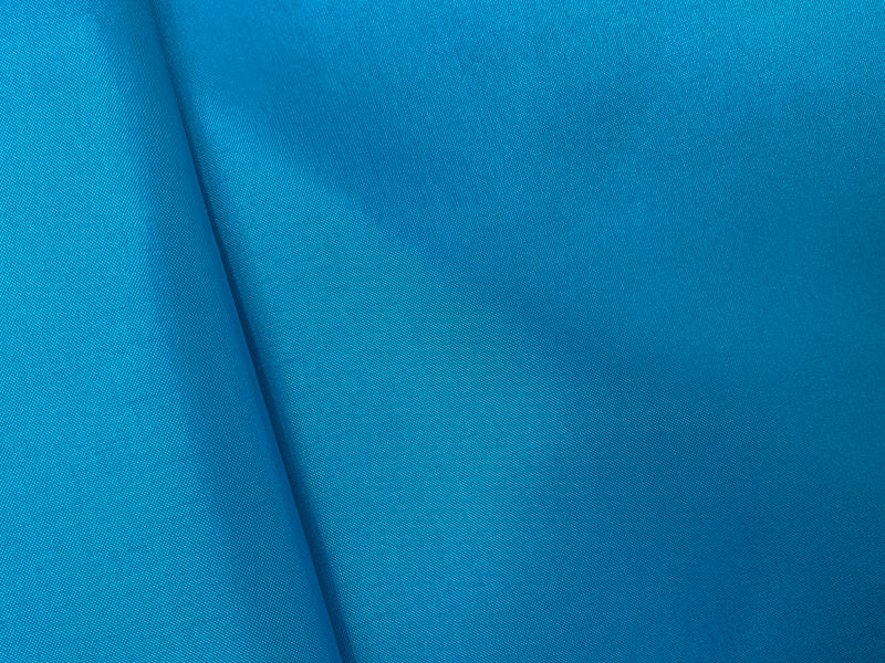 Ceulean Blue Poly China Silk Solid Lining Woven Fabric