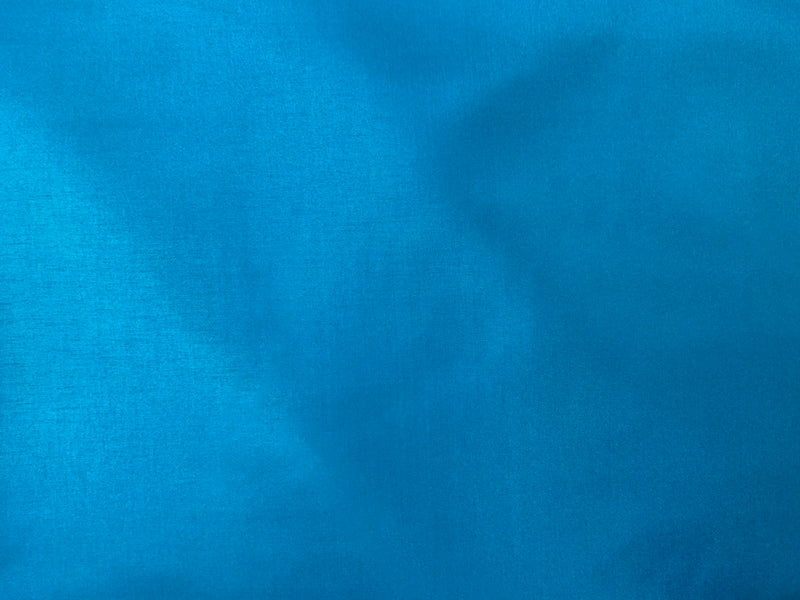 Ceulean Blue Poly China Silk Solid Lining Woven Fabric