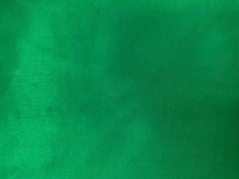 Emerald Green Poly China Silk Solid Lining Woven Fabric