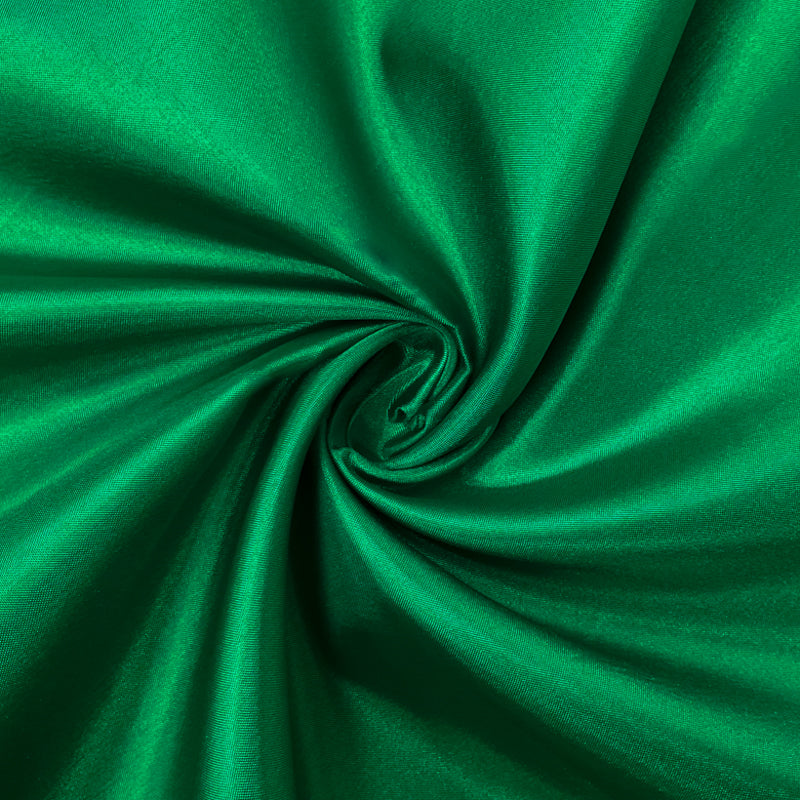 Emerald Green Poly China Silk Solid Lining Woven Fabric