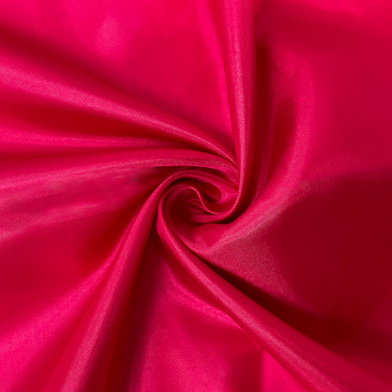 Pink Poly China Silk Solid Lining Woven Fabric