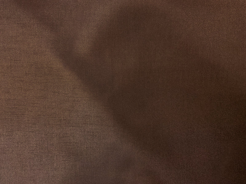 Dark Brown Poly China Silk Solid Lining Woven Fabric