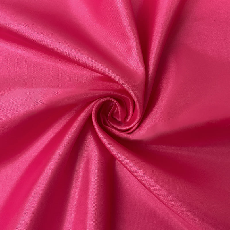 Pink Poly China Silk Solid Lining Woven Fabric
