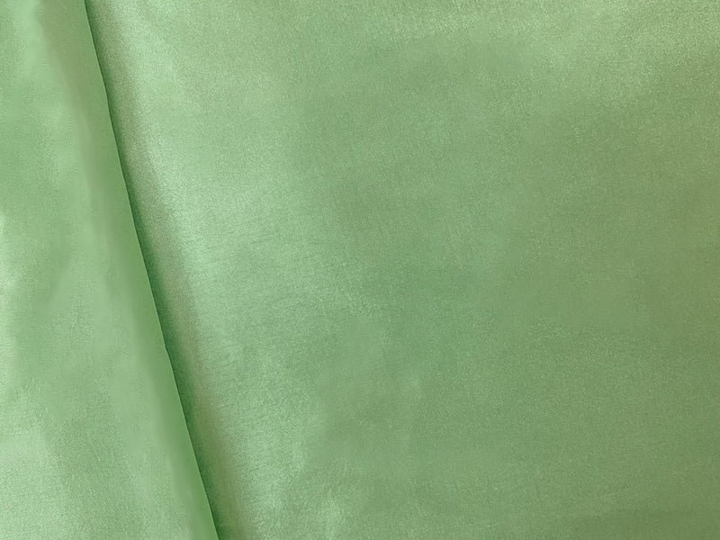 Green Poly China Silk Solid Lining Woven Fabric