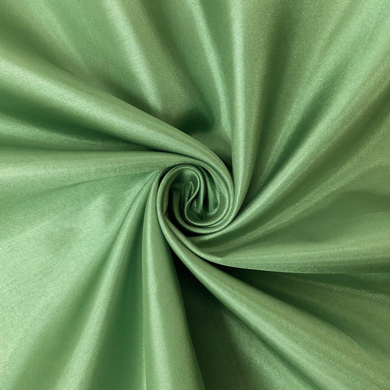 Green Poly China Silk Solid Lining Woven Fabric