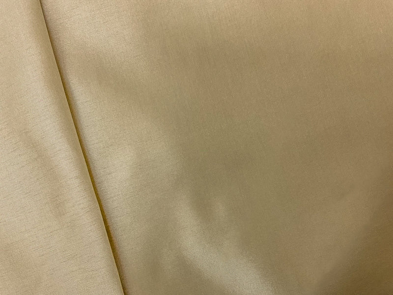 Antique Beige Poly China Silk Solid Lining Woven Fabric
