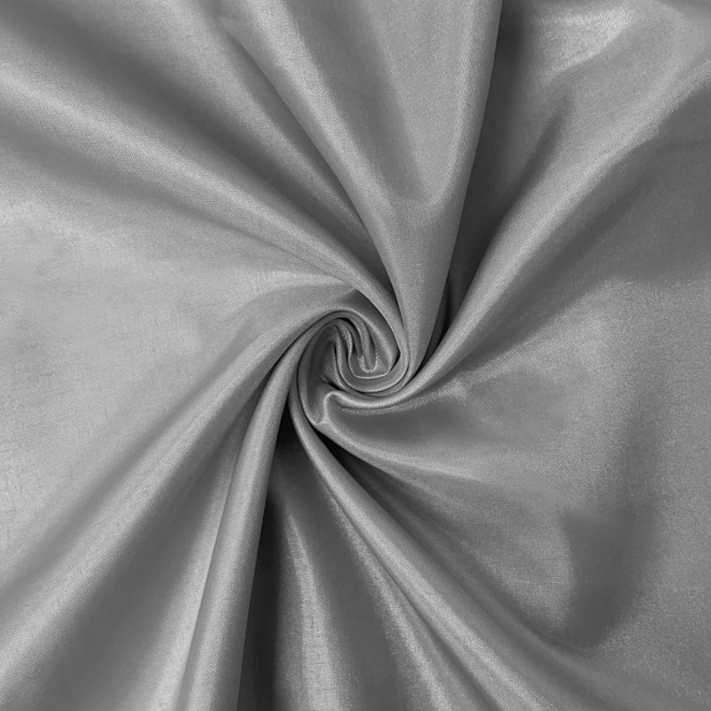Gray Poly China Silk Solid Lining Woven Fabric