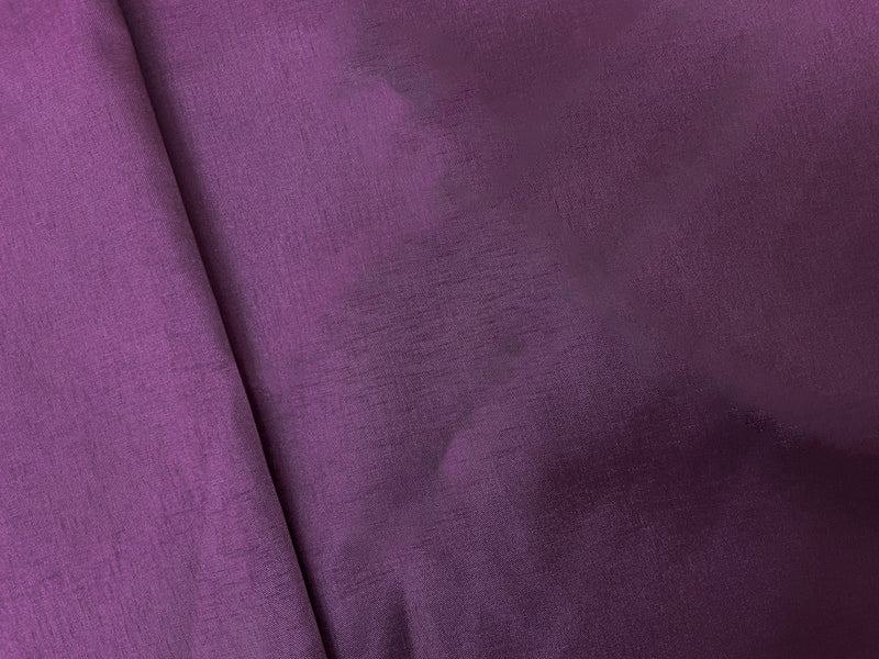Deep Purple Poly China Silk Solid Lining Woven Fabric