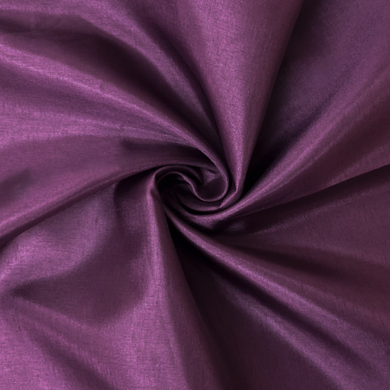 Deep Purple Poly China Silk Solid Lining Woven Fabric