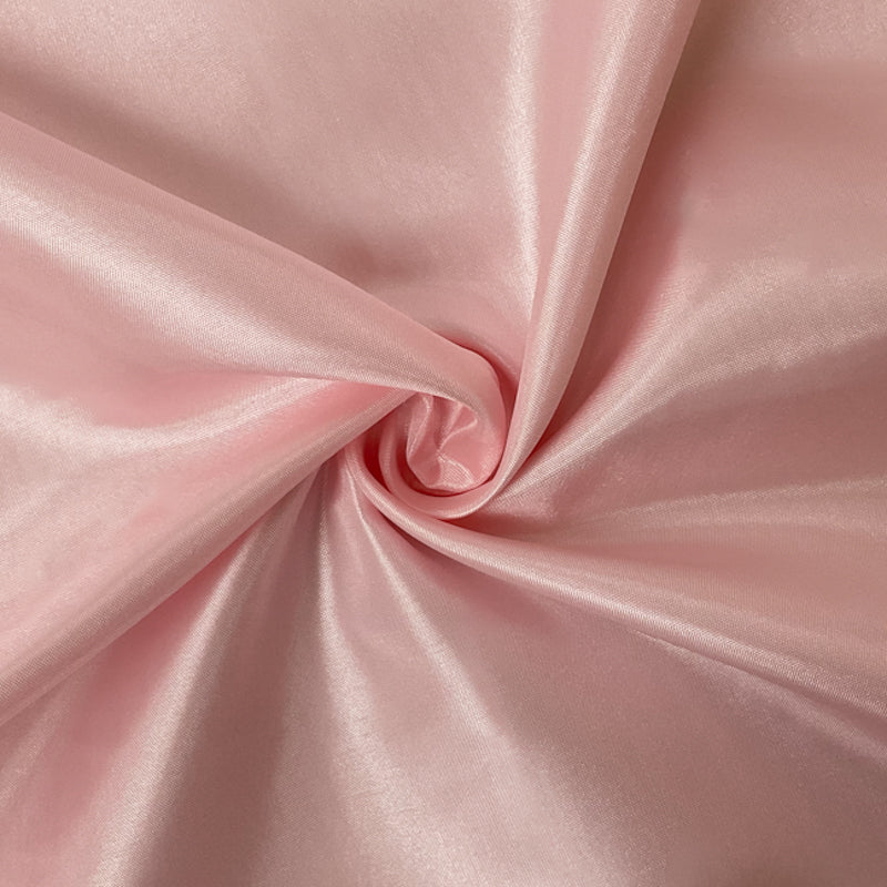 Light Pink Poly China Silk Solid Lining Woven Fabric