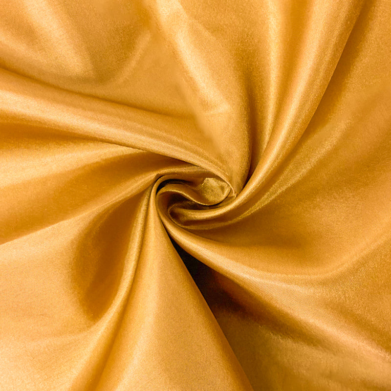 Brown Poly China Silk Solid Lining Woven Fabric