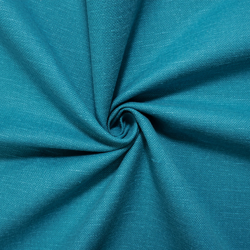Dark Teal PKaufmann Cotton-Linen Fulton Canvas Decorating Fabric