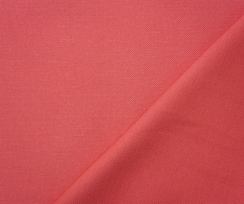 1 YD PC-Coral PKaufmann Cotton-Linen Fulton Canvas Decorating Fabric