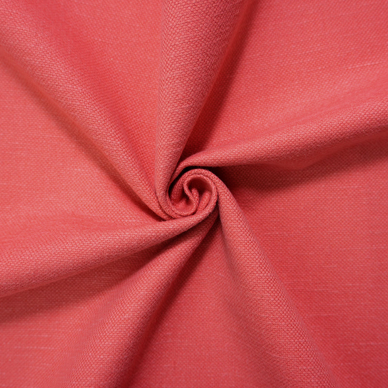 1 YD PC-Coral PKaufmann Cotton-Linen Fulton Canvas Decorating Fabric