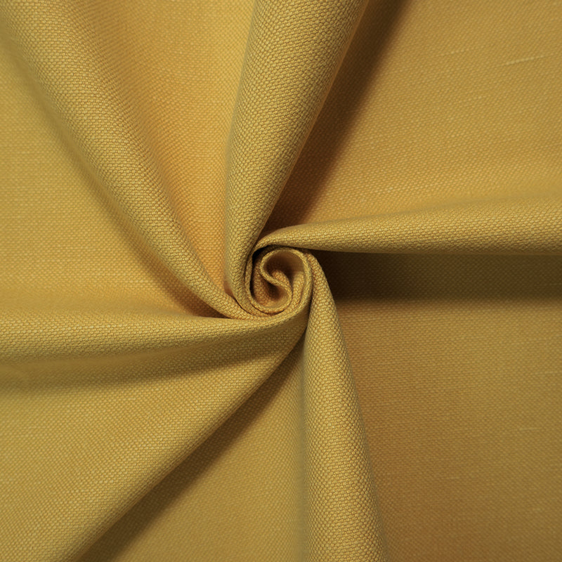 Yellow PKaufmann Cotton-Linen Fulton Canvas Decorating Fabric