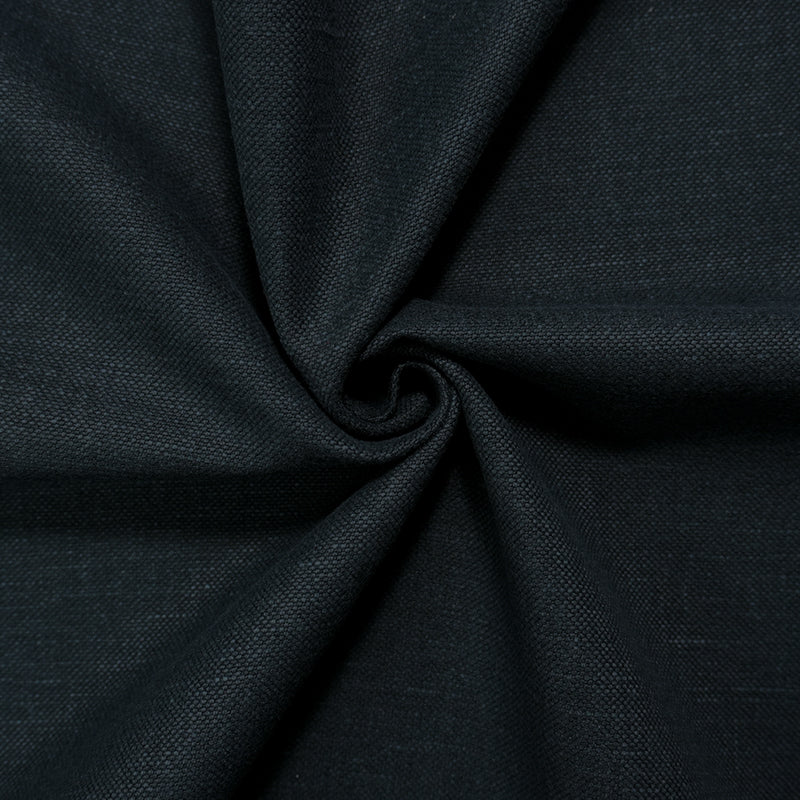 Black PKaufmann Cotton-Linen Fulton Canvas Decorating Fabric