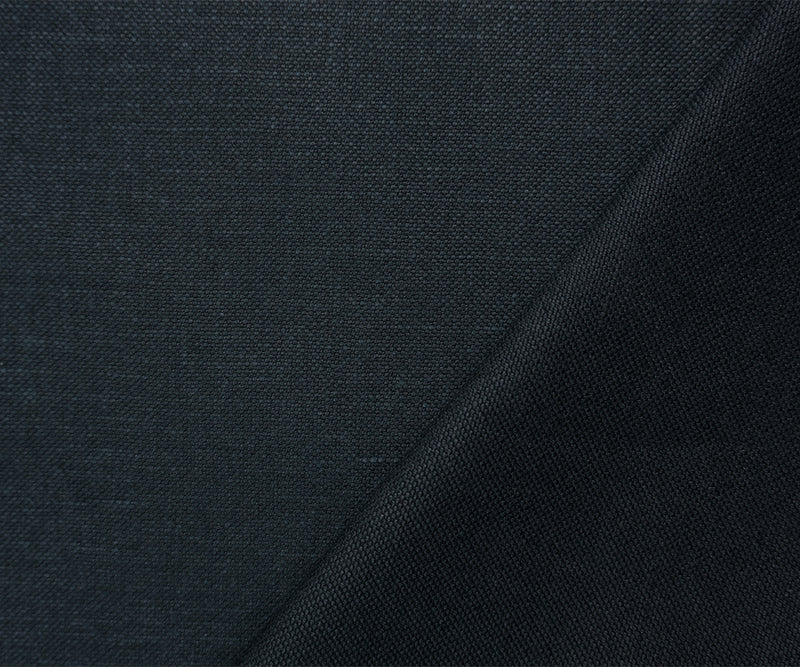 Black PKaufmann Cotton-Linen Fulton Canvas Decorating Fabric