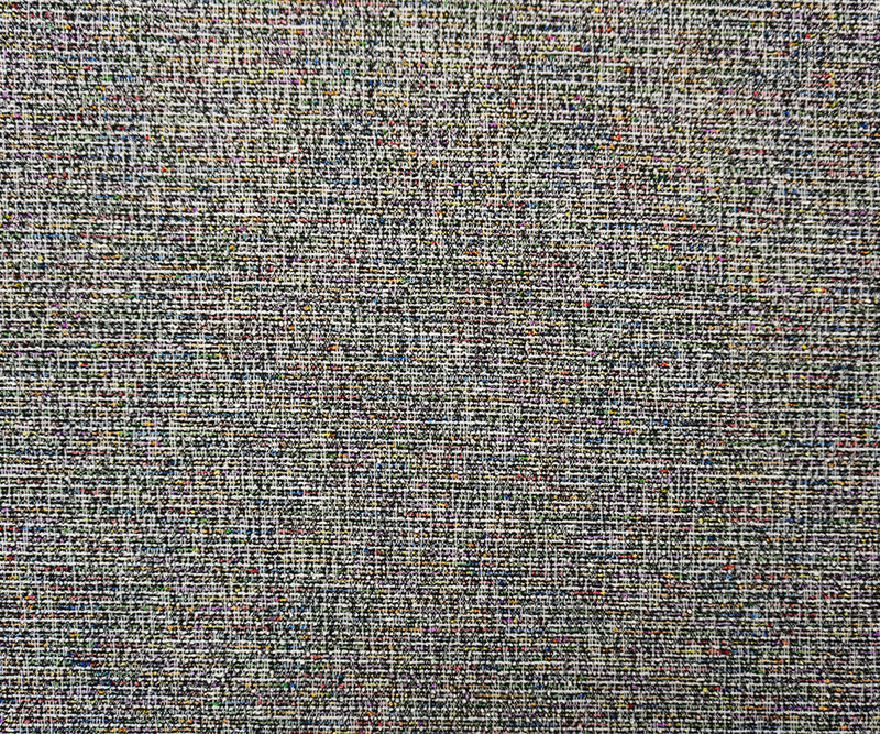 Black-Multi Poly Cotton Spandex Texture Boucle Double Knit Fabric