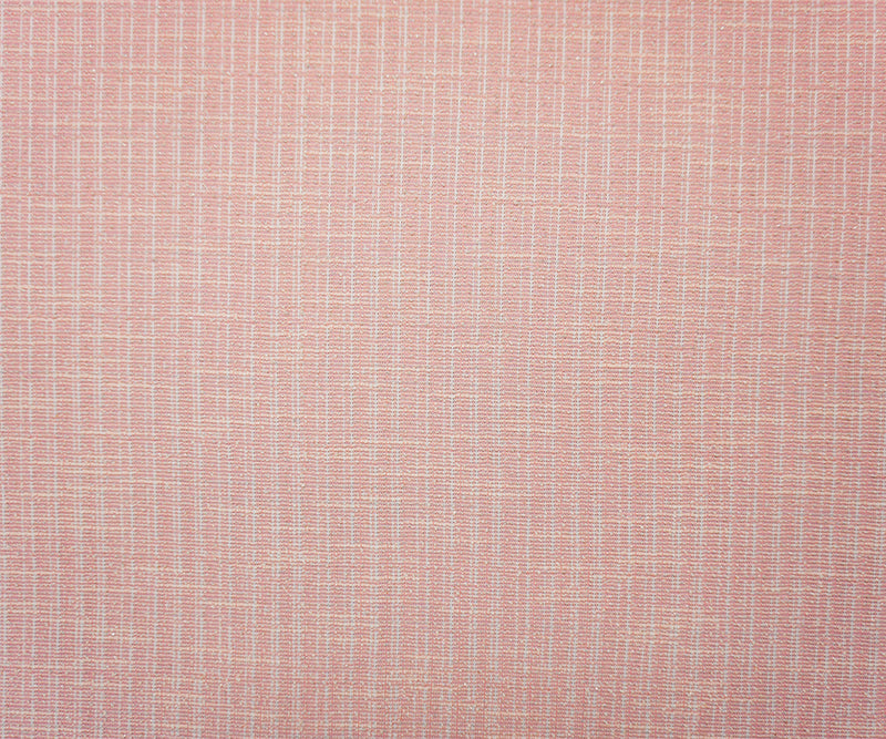 Pink-Silver-Multi Poly Cotton Plaid-Check Boucle Knit Fabric