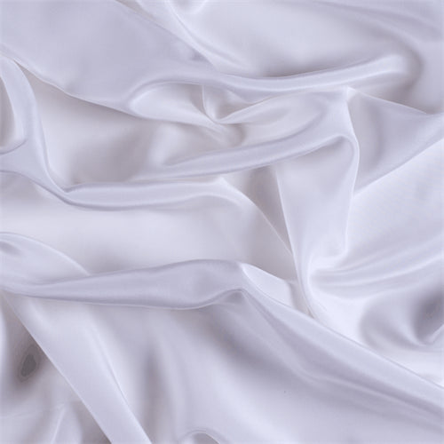Runway Silks Ivory Silk Crepe de Chine Fabric - Reorderable