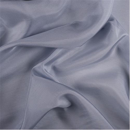 1 1/2 YD PC-Runway Silks Steel Blue Silk Crepe de Chine Fabric - Reorderable