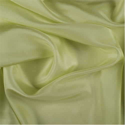 Runway Silks Light Lime Silk Crepe de Chine Fabric - Reorderable