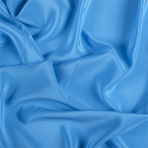 Runway Silks Turquoise Silk Crepe de Chine Fabric - Reorderable