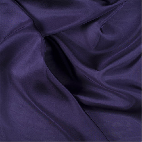 Runway Silks Dark Purple Silk Crepe de Chine Fabric - Reorderable