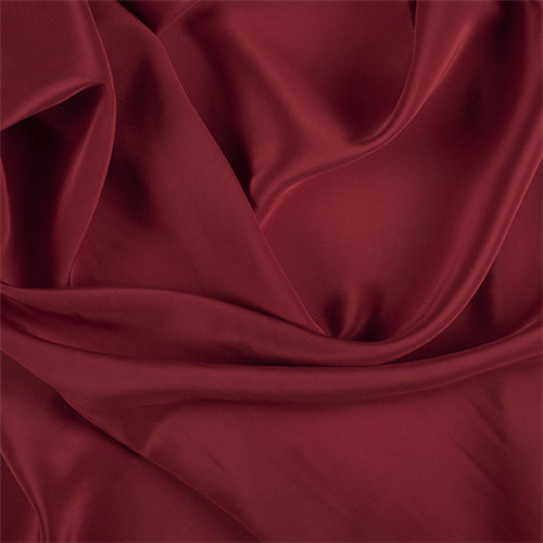 Runway Silks Red Silk Crepe de Chine Fabric - Reorderable