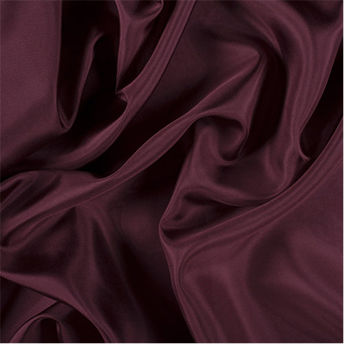 Runway Silks Wine Silk Crepe de Chine Fabric - Reorderable