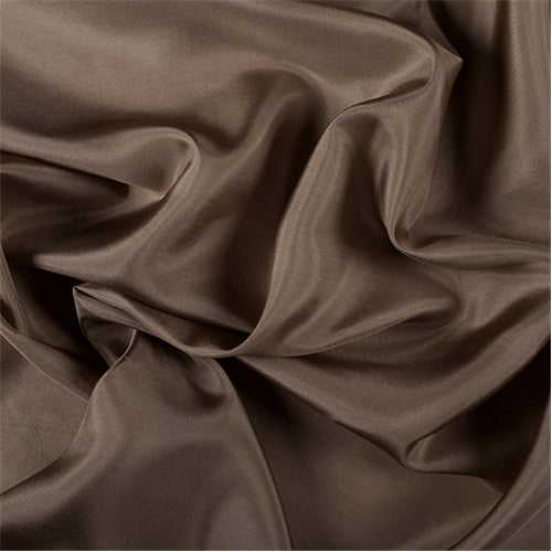 Runway Silks Mocha Silk Crepe de Chine Fabric - Reorderable