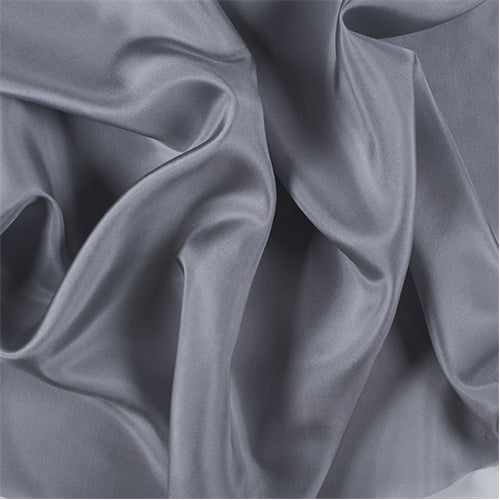 Runway Silks Silver Gray Silk Crepe de Chine Fabric - Reorderable