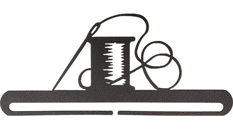 12in Needle & Thread Split Bottom Hanger Charcoal