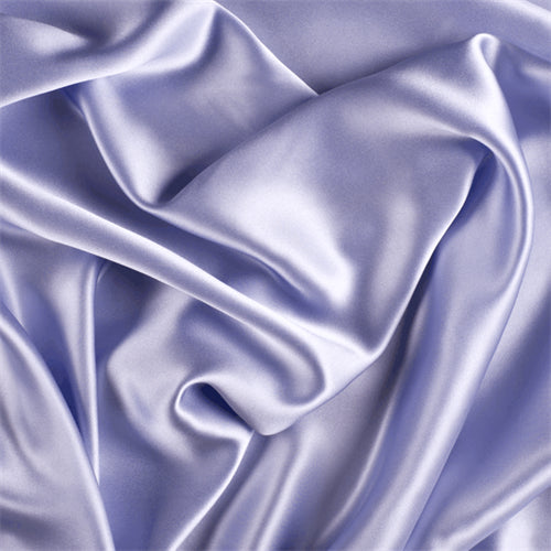 Runway Silks Light Blue Stretch Silk Charmeuse Fabric - Reorderable