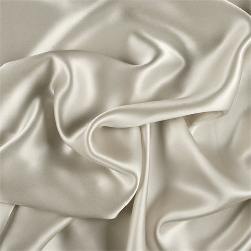 Runway Silks Pale Sage Stretch Silk Charmeuse Fabric - Reorderable