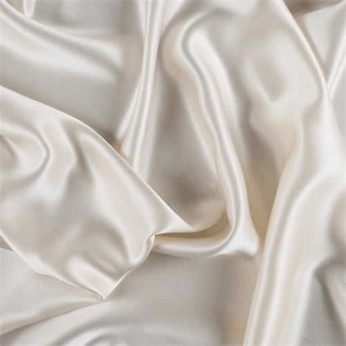 Runway Silks Pale Yellow Stretch Silk Charmeuse Fabric - Reorderable