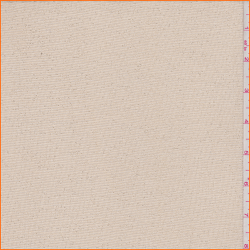 2 3/8 YD PC-Metallic Gold Stripe Knit Fabric