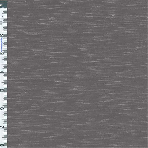2 YD PC-Grey Slub Jersey Kni Fabric
