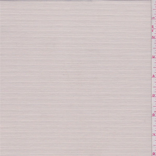 1 YD PC-Peach Beige Embroidered Stripe Suiting Fabric
