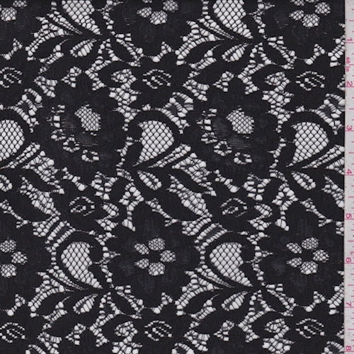 Black Floral Lace Fabric – Fabric Depot