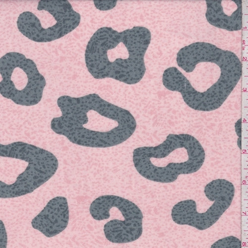 Pink Leopard Print Fabric