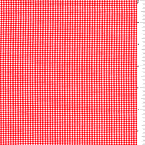 Red 1/16 Inch Gingham Fabric - Reorderable