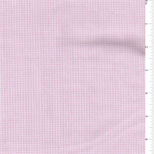 Pink 1/16 Inch Gingham Fabric - Reorderable