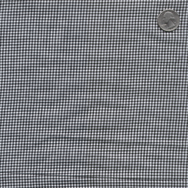 20 YD Bolt-Black 1/16 Inch Gingham Fabric