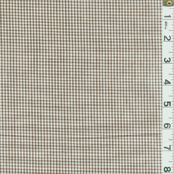 20 YD Bolt-Brown 1/16 Inch Gingham Fabric