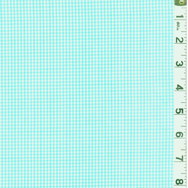 20 YD Bolt-Mint 1/16 Inch Gingham Fabric