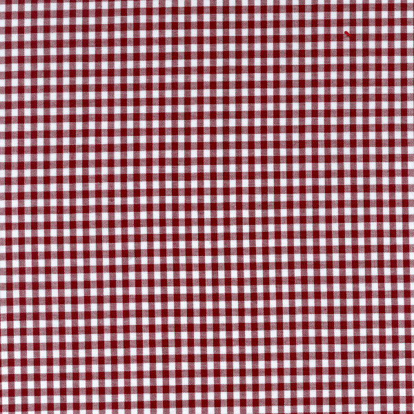 Berry 1/8 Inch Gingham Fabric - Reorderable