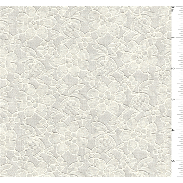 Ivory Lace Fabric - Reorderable