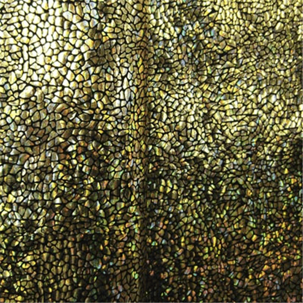 Black/Gold Hologram Spandex Bolt Fabric