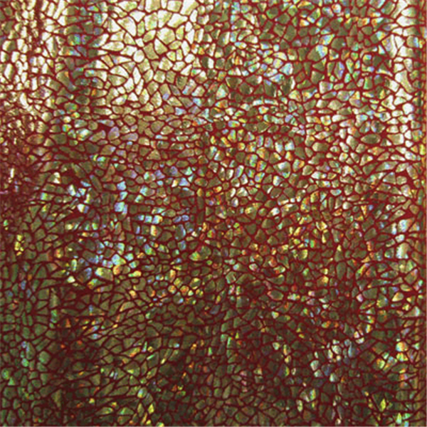 Red/Gold Hologram Spandex Bolt Fabric